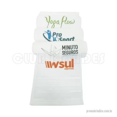 Toalha fitness personalizada - Toalha Fitness, 100% algodão. Disponível em várias cores. Gravação da Logomarca em 1 cor Silk já incluso.