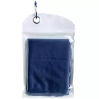 Toalha refrescante feita em elastano, ideal para aliviar o calor. Para ativar o resfriamento, basta molhar a toalha, torcê-la levemente e colocá-la no pescoço para aproveitar a sensação refrescante. Acompanha embalagem reutilizável em PVC com mosquetão para transporte.