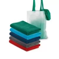Kit com sacola em TNT (80g/m²) e toalha de praia em veludo de algodão (320g/m²) *gravação na toalha sob consulta-Medidas da toalha 1500x750mm