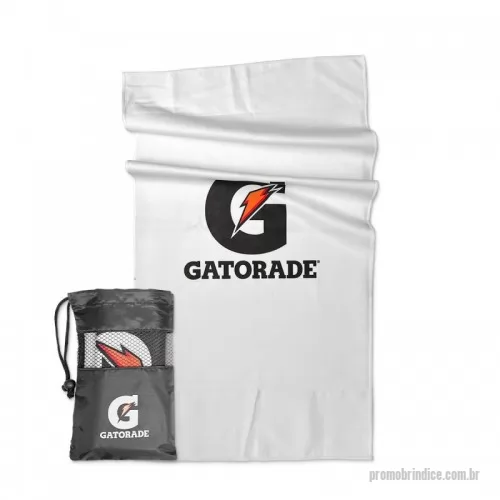 Toalhas Esportiva personalizadas - Toalha para esporte. Microfibra: 210 g/m². Fornecida com bolsa em 190T. 400 x 800 mm.