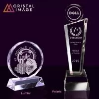 Troféu de cristal ou vidro