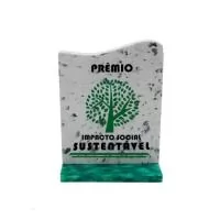 Green Plasticaria, fabricado 100% com plástico reciclado, produto inovador e eco sustentável, medindo 12,0x15,0cm , a escolha ideal para o meio ambiente e para adequação às estratégias corporativas de ESG.