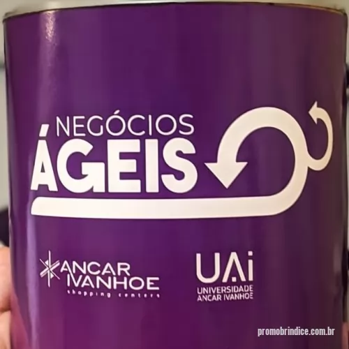 Tubo Lata personalizado - Tubo Lata com Brownie ou doce à escolha, personalizada
