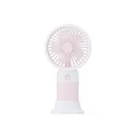  Mini ventilador plástico com alavanca de acionamento manual.