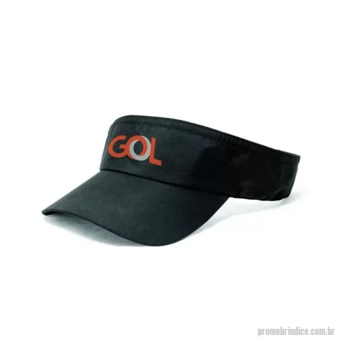Viseira personalizada - Viseira de Brim com fechamento padrão.