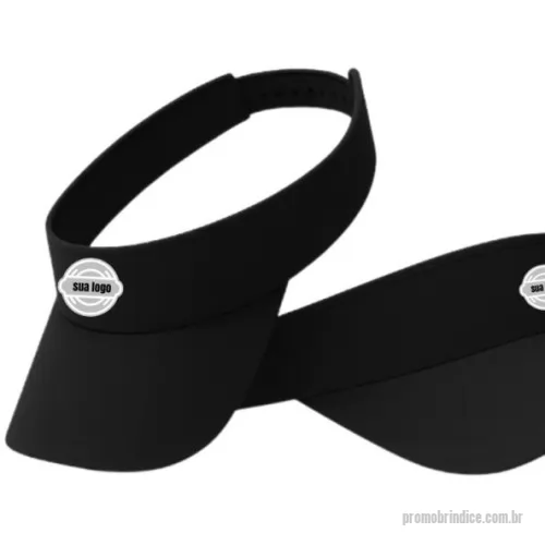 Viseira personalizada - FICHA TÉCNICA - VISEIRA DRY FITT Modelo: Esportiva Baixo de 4/5 cm altura frontal. Materiais *Tecido principal: Dry Fitt Colmeia *Composição: 100% poliéster *Regulagem traseira: Plástico, Velcro e Elástico. Cores: Definir Personalização Área frontal e lateral: Silk, Bordado ou DTF.