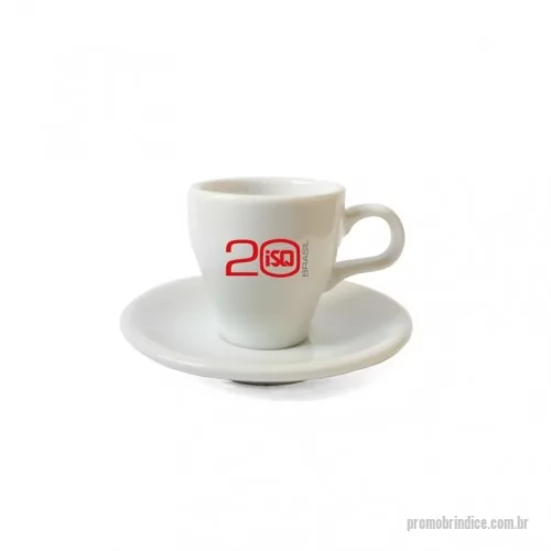 Xícara de café personalizada - Xicara Personalizada Cappuccino Tulipa Com Pires 80ml