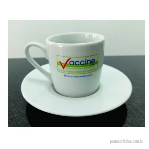 Xícara de café personalizada - xícara de café de porcelana 90ml + pires