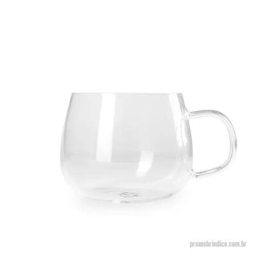 Xícara personalizada - Uma xícara de vidro com design clássico e elegante para tornar aqueles momentos leves do dia a dia em um acontecimento especial. Com sua capacidade de até 400ml, ela é uma opção ideal para servir e apreciar uma boa dose de chá, café ou chocolate quen