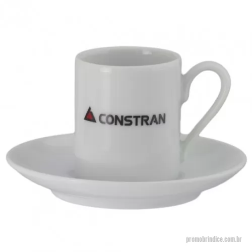 Xícara personalizada - Xicara de Café Personalizada Brasilia 65ml Porcelana